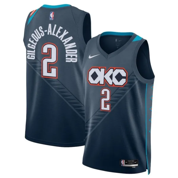 Camiseta Shai Oklahoma City Thunder City Edition doble