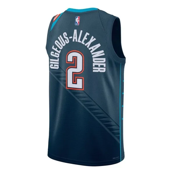 Camiseta Shai Oklahoma City Thunder City Edition espalda