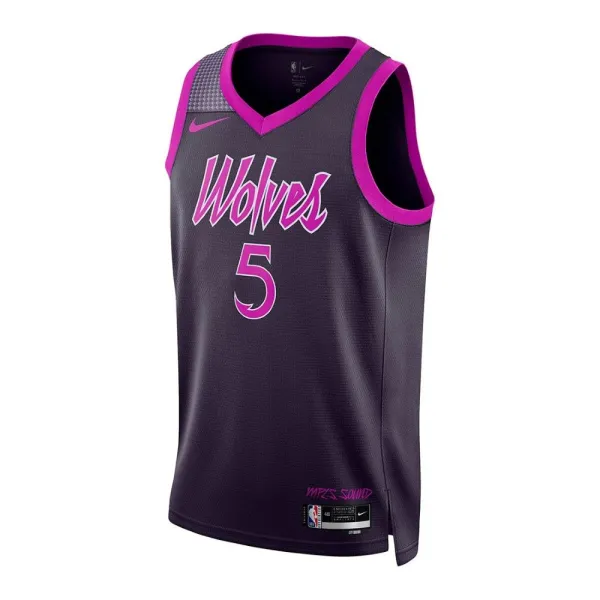 Camiseta Anthony Edwards Minnesota Timberwolves City Edition frontal