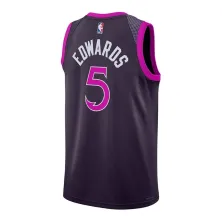Camiseta Anthony Edwards Minnesota Timberwolves City Edition trasera