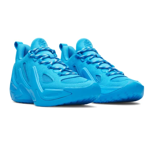 Under Armour Curry 13 zapatillas de baloncesto azules lateral
