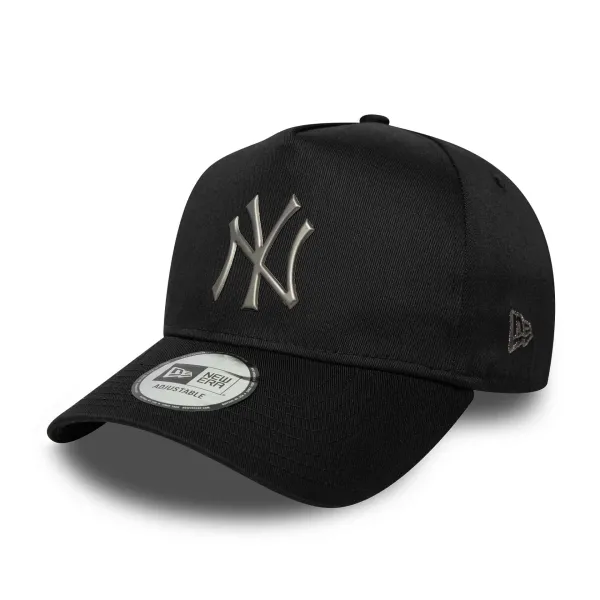 Gorra Yankees 9FORTY New Era E-Frame MLB Metallic negra principal Gorra Yankees 9FORTY New Era E-Frame MLB Metallic negra principal