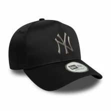 Gorra Yankees 9FORTY New Era E-Frame MLB Metallic negra lateral Gorra Yankees 9FORTY New Era E-Frame MLB Metallic negra lateral