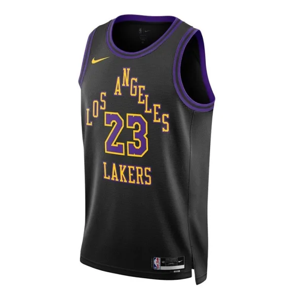 Camiseta Lebron James Los Angeles Lakers City Edition Swingman Jersey
