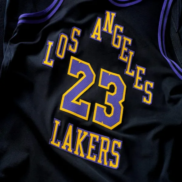 Camiseta Lebron James Los Angeles Lakers City Edition Swingman Jersey