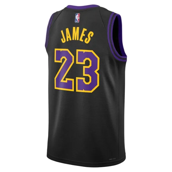 Camiseta Lebron James Los Angeles Lakers City Edition Swingman Jersey