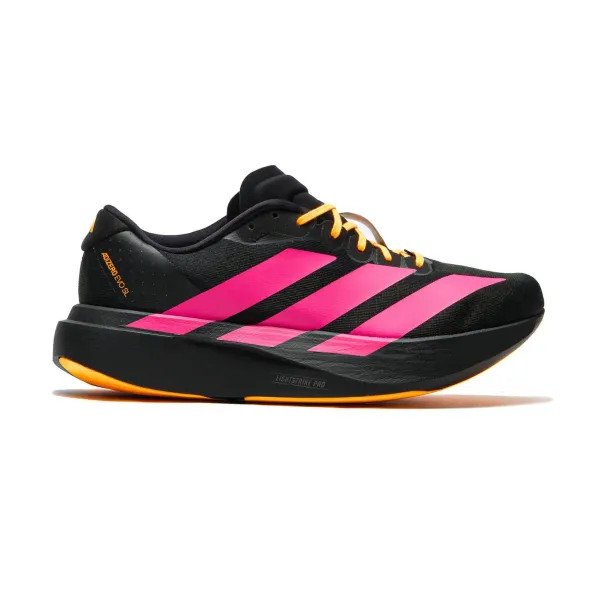 Adidas Adizero EVO SL KJ1017 negras y rosas lateral