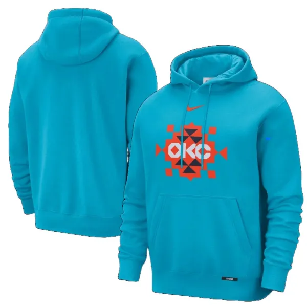 Sudadera Oklahoma City Thunder Nike NBA CE Club Logo