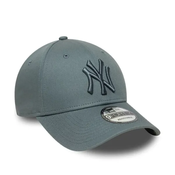 Gorra Yankees 9Forty Essential Gris de New Era de lado Gorra Yankees 9Forty Essential Gris de New Era de lado