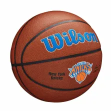 Balon Wilson Team Alliance New York Knicks marrón de lado Balon Wilson Team Alliance New York Knicks marrón de lado