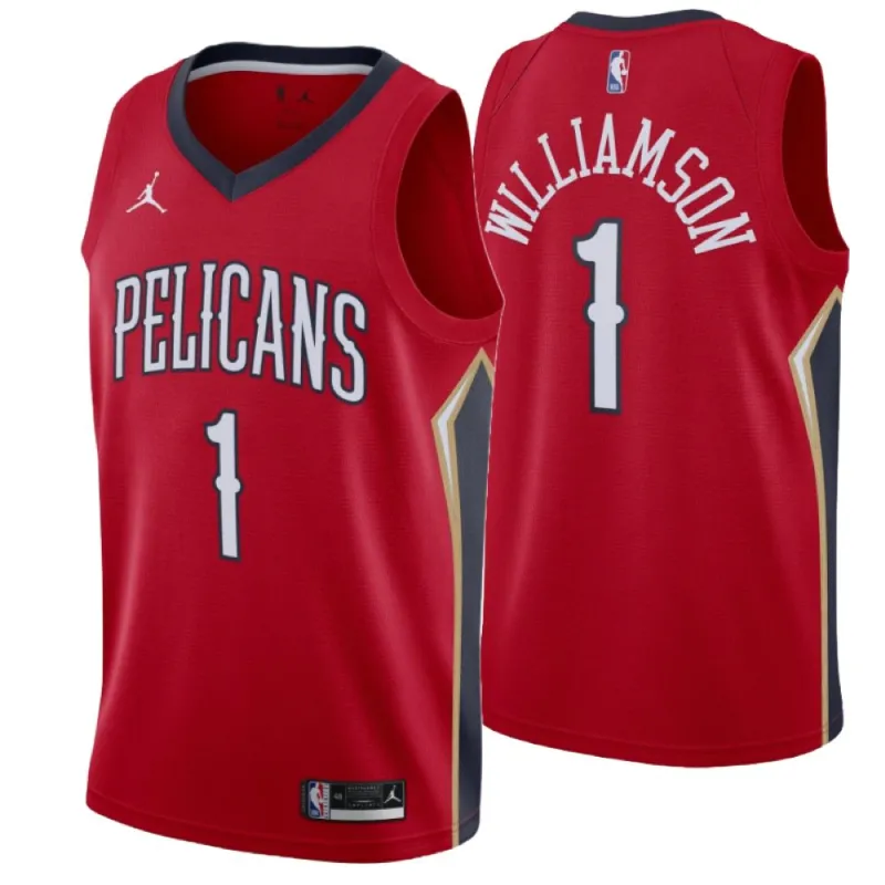 Camiseta Zion Willianson Pelicans Nike Statement Edition Swingman Junior