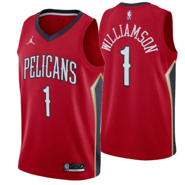 Camiseta Zion Willianson Pelicans Nike Statement Edition Swingman Junior