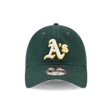 Gorra curva New Era 9Twenty Oakland Athletics MLB verde, frontal