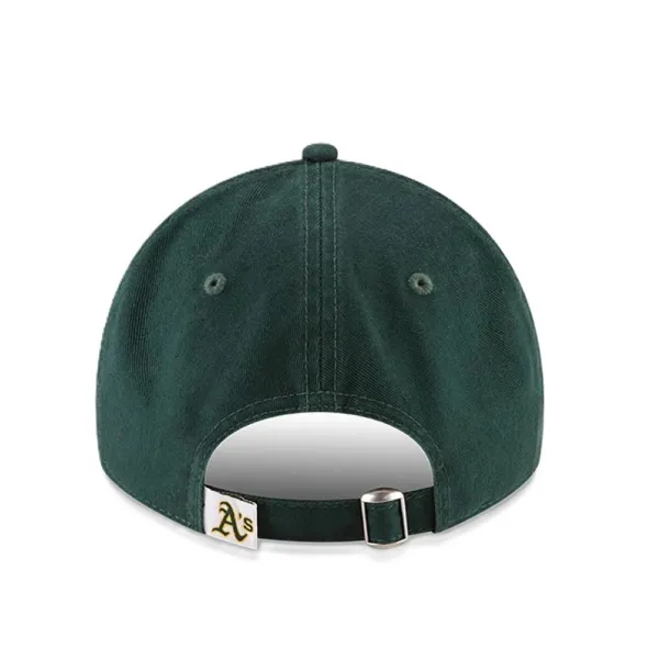 Gorra curva New Era 9Twenty Oakland Athletics MLB verde, cierre