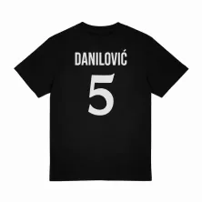 Camiseta manga corta Danilovic Virtus Kinder negra