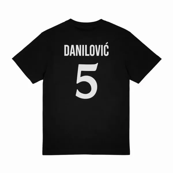 Camiseta manga corta Danilovic Virtus Kinder negra