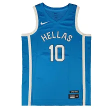 Camiseta Kostas Sloukas Grecia Nike Swingman Jersey azul