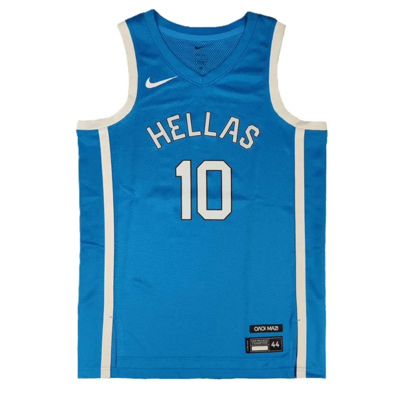 Camiseta Kostas Sloukas Grecia Nike Swingman Jersey azul