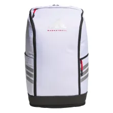 Mochila baloncesto Adidas blanca KS5165 principal