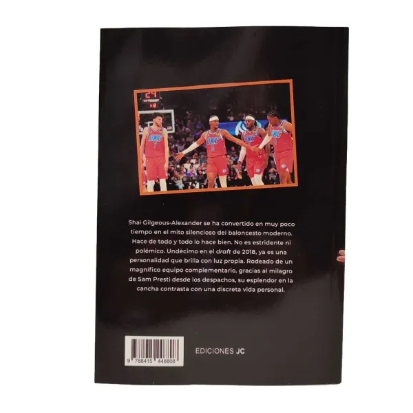 Libro Shai Gilgeous-Alexander trasera