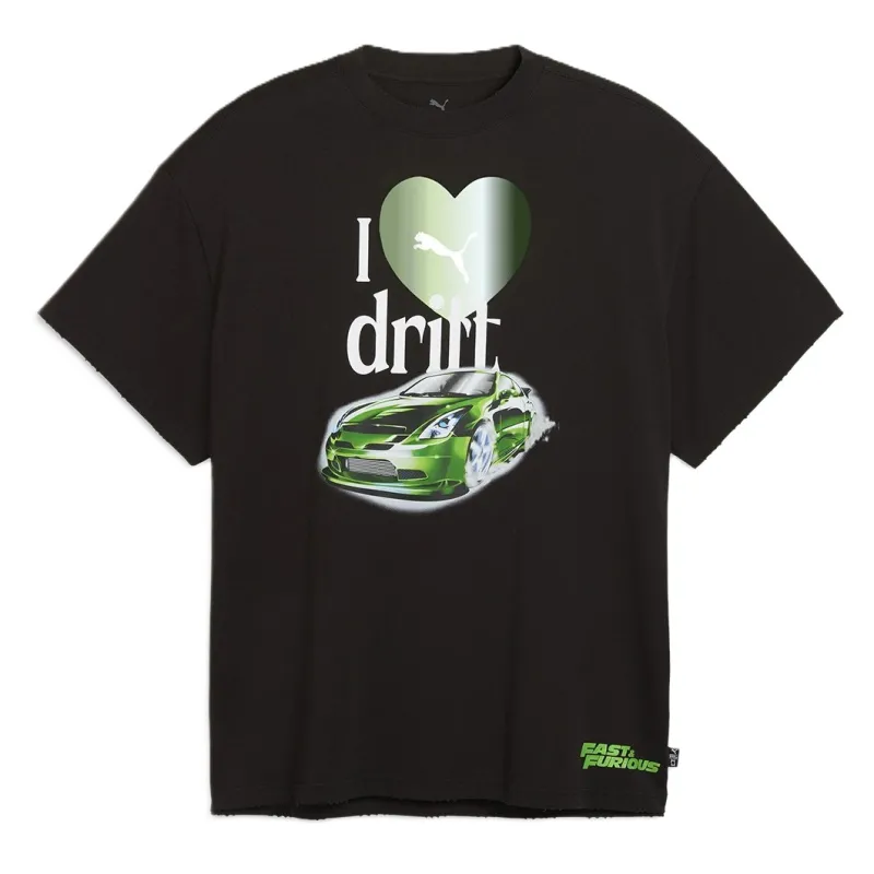 Camiseta Puma x Fast and Furious Drift Negra