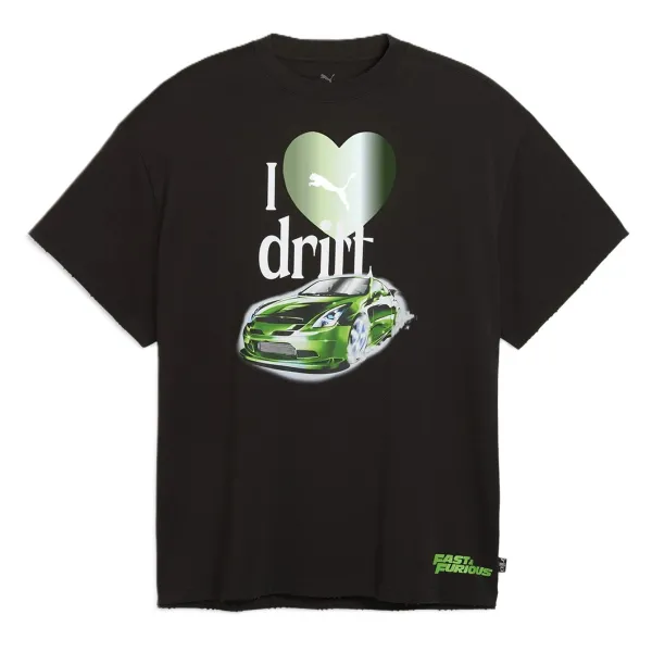 Camiseta Puma x Fast and Furious Drift Negra