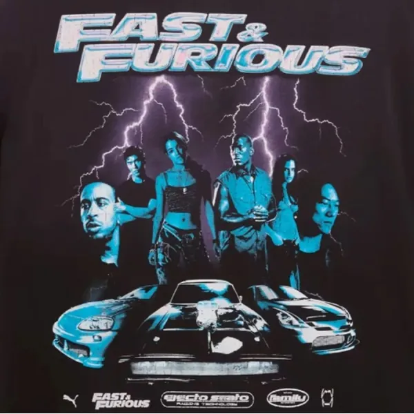 Camiseta Puma x Fast and Furious Tee II Negra