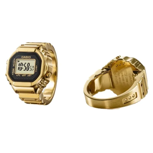 Anillo reloj G-Shock NANO CRW-001G-9ER, vista doble Anillo reloj G-Shock NANO CRW-001G-9ER, vista doble