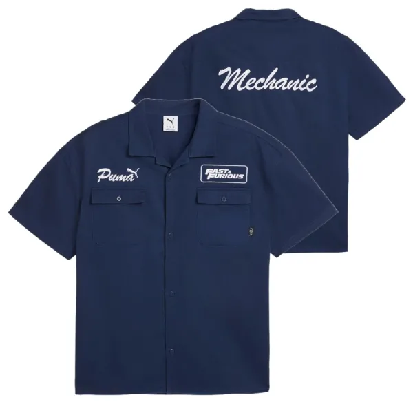 Camisa Puma x Fast and Furious Mechanic Azul