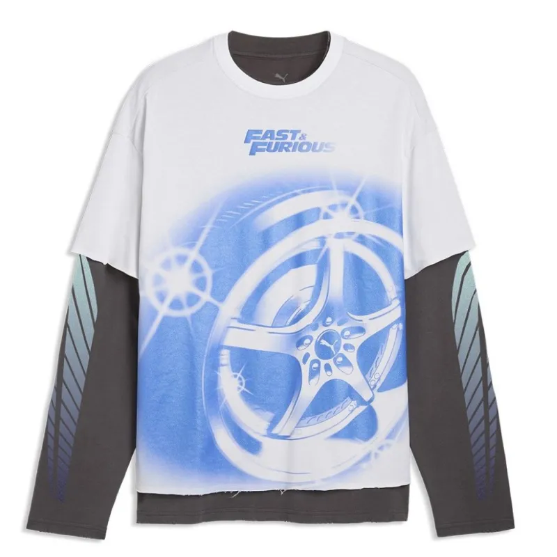 Camiseta Puma x Fast and Furious Manga Larga