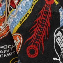 Pantalon corto de baloncesto reversible Puma x Fast and Furious, detalle