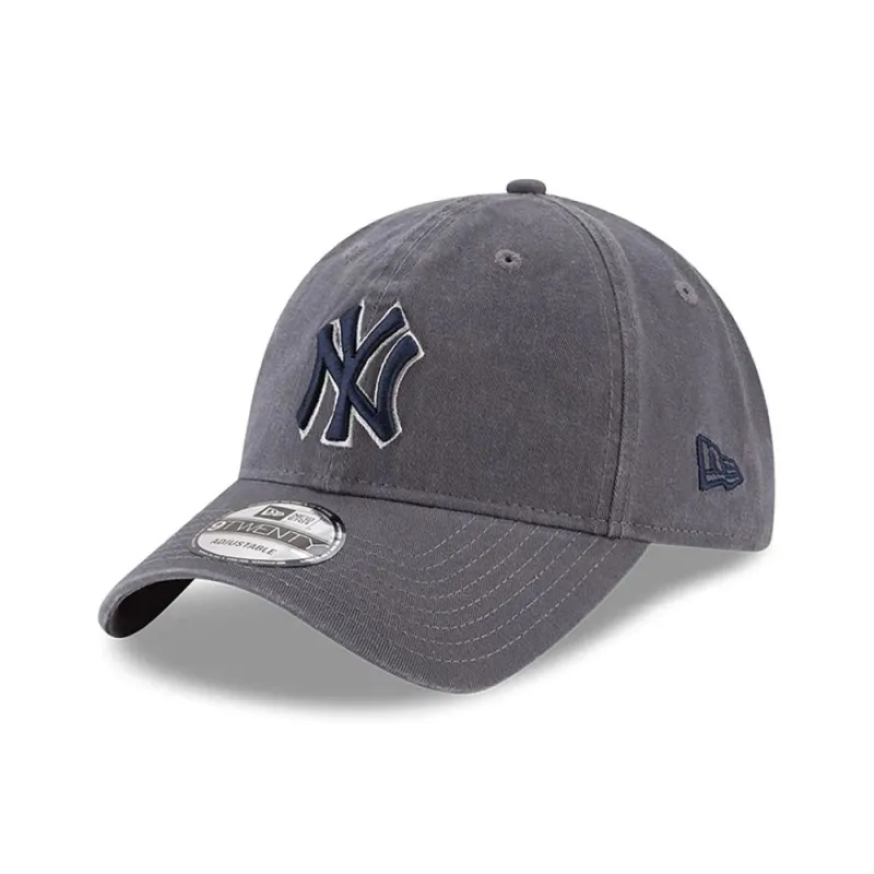 Gorra curva New York Yankees 9TWENTY Core Classic Gris - New Era