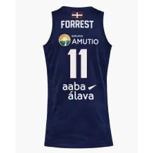 Camiseta Trent Forrest Baskonia Copa del Rey trasera Camiseta Trent Forrest Baskonia Copa del Rey trasera