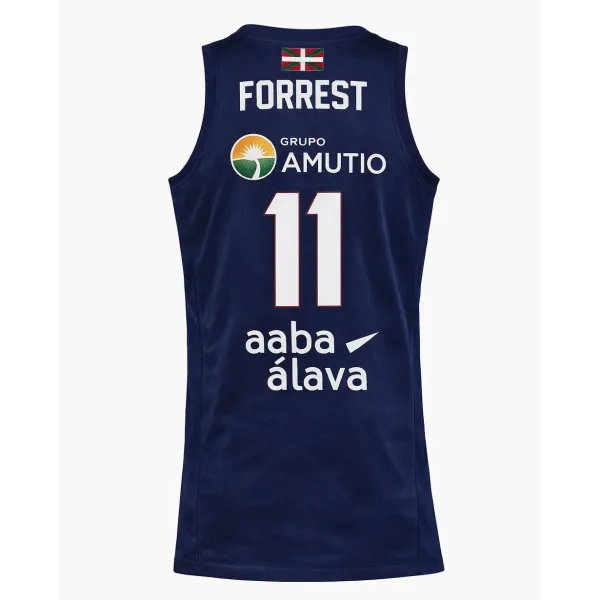 Camiseta Trent Forrest Baskonia Copa del Rey trasera Camiseta Trent Forrest Baskonia Copa del Rey trasera