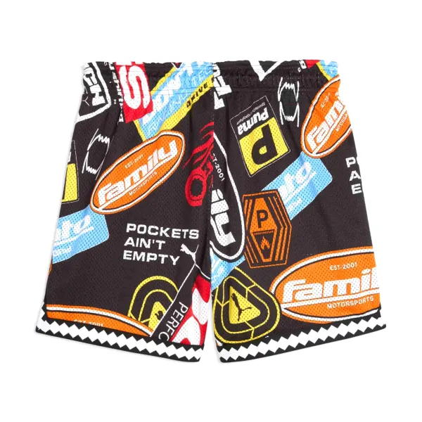 Pantalon de baloncesto Puma colaboración Fast & Furious posterior