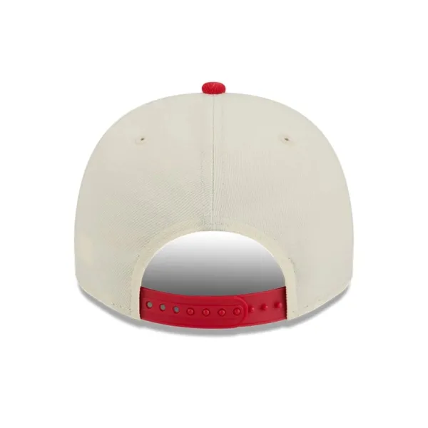 Gorra curva Rockets Hardwood Classic 9Fifty de New era en Beige, vista trasera Gorra curva Rockets Hardwood Classic 9Fifty de New era en Beige, vista trasera