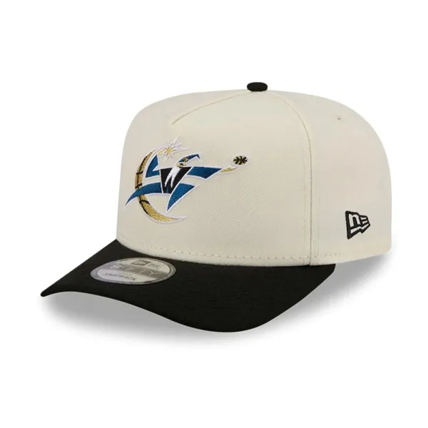 Gorra curva Wizards Hardwood Classic 9Fifty de New era en Beige, vista lateral