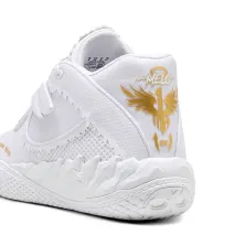 Puma MB 05 Mist Junior Niños en blanco foto talon Puma MB 05 Mist Junior Niños en blanco foto talon