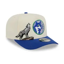Gorra curva Timberwolves Hardwood Classic 9Fifty de New era en Beige