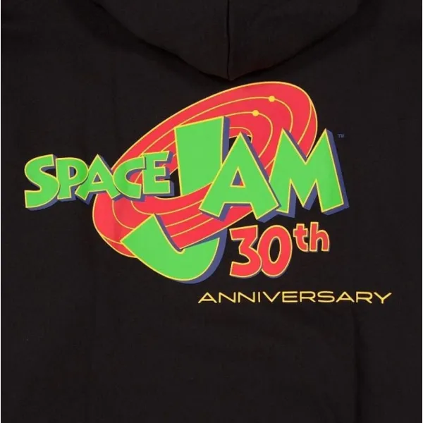 Sudadera Monstars Space Jam New Era unisex con capucha, detalle Sudadera Monstars Space Jam New Era unisex con capucha, detalle