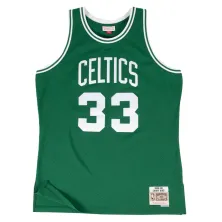 Camiseta de baloncesto Larry Bird con Boston Celtics 1985 verde principal