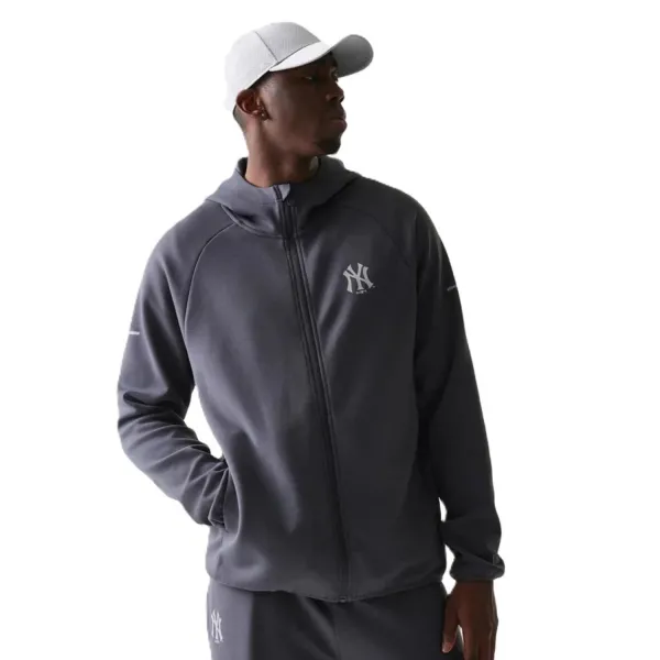 Sudadera con capucha Yankees Logo FZ New Era gris