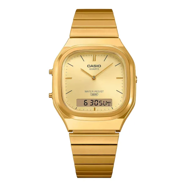 Casio AQ-240EG-9AEF dorado frontal