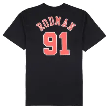 Camiseta manga corta Mitchell & Ness Dennis Rodman Chicago Bulls Name & Number, espalda