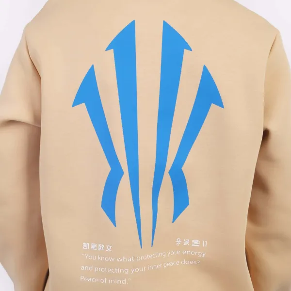 Sudadera Anta KAI Crew beige parte trasera