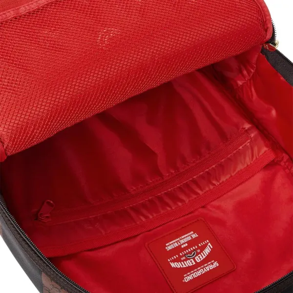 Sprayground Enlarged Checks Paris marron interior