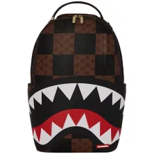 Sprayground Enlarged Checks Paris marron principal