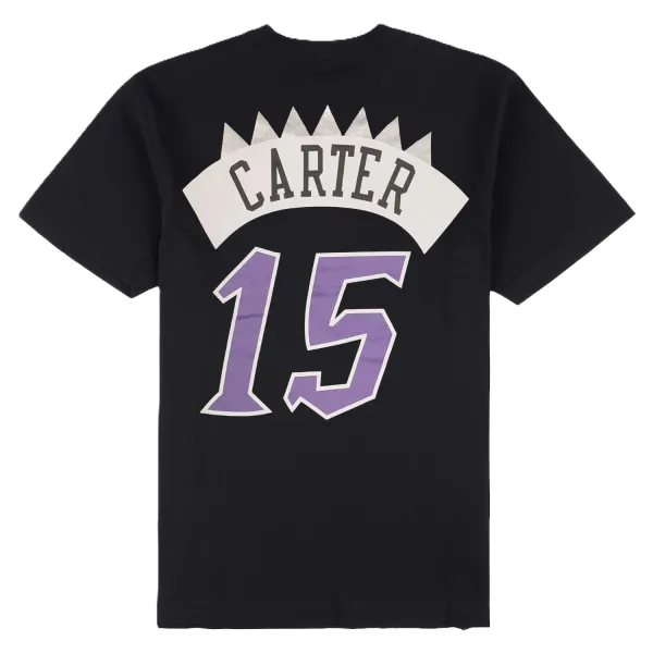 Camiseta de manga corta de Vince Carter de Mitchell & Ness trasera Camiseta de manga corta de Vince Carter de Mitchell & Ness trasera