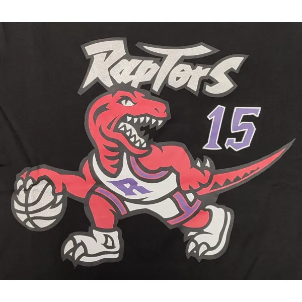 Camiseta de manga corta de Vince Carter de Mitchell & Ness detalle frontal Camiseta de manga corta de Vince Carter de Mitchell & Ness detalle frontal