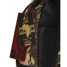 Sprayground Henny Floral AI multicolor, detalle etiqueta